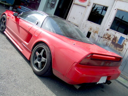 入庫時の写真　NSX 左リア